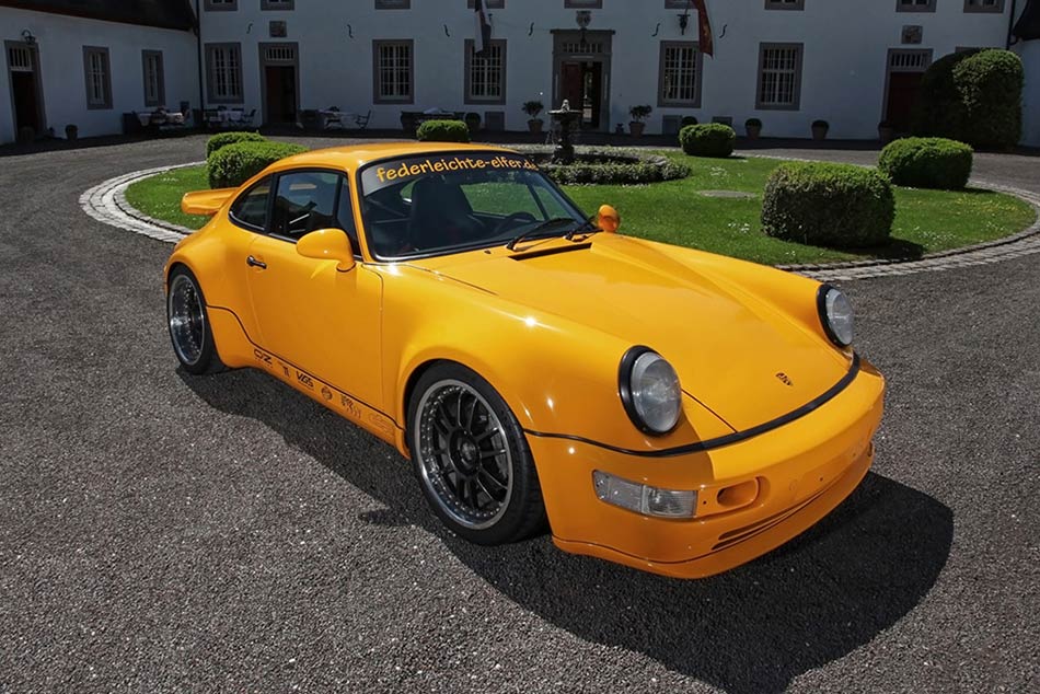 Porsche 964 tuning DP Motorsport – Sárga veszedelem