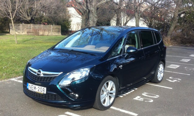 Opel Zafira Tourer 2.0 CDTi teszt – Lassan vénülő családtag