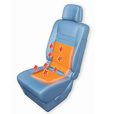 A Dometic beépíthető ülésfűtés rendszer erőssége ülésenként külön 2-2 fokozatban kapcsolható.