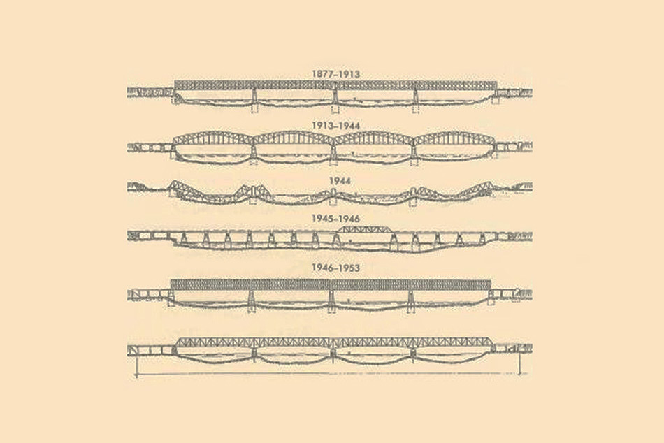 A hamarosan ismét előtérbe kerülő Déli összekötő vasúti híd felújítás nem az első lesz az átjáró fennállása során, a történelem során többször kapott már új alakot, és természetesen friss szerkezetet.